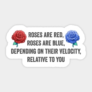 Doppler Roses Sticker